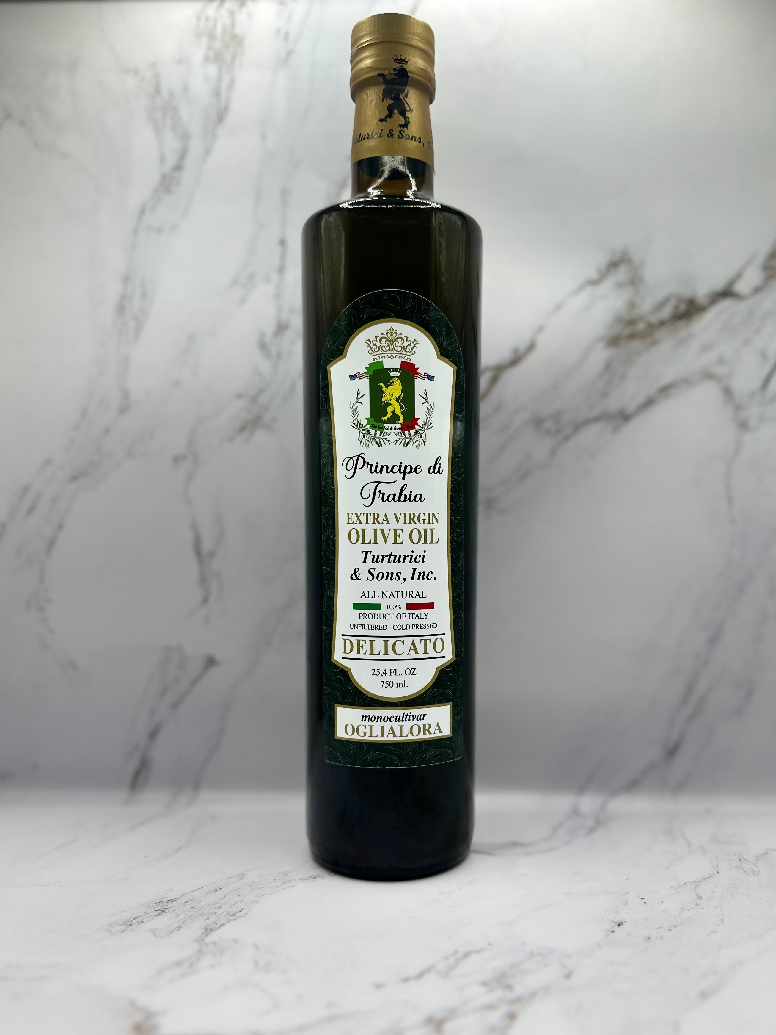 Oglialora Extra Virgin Olive Oil: Delicato (750ml) – Turturici