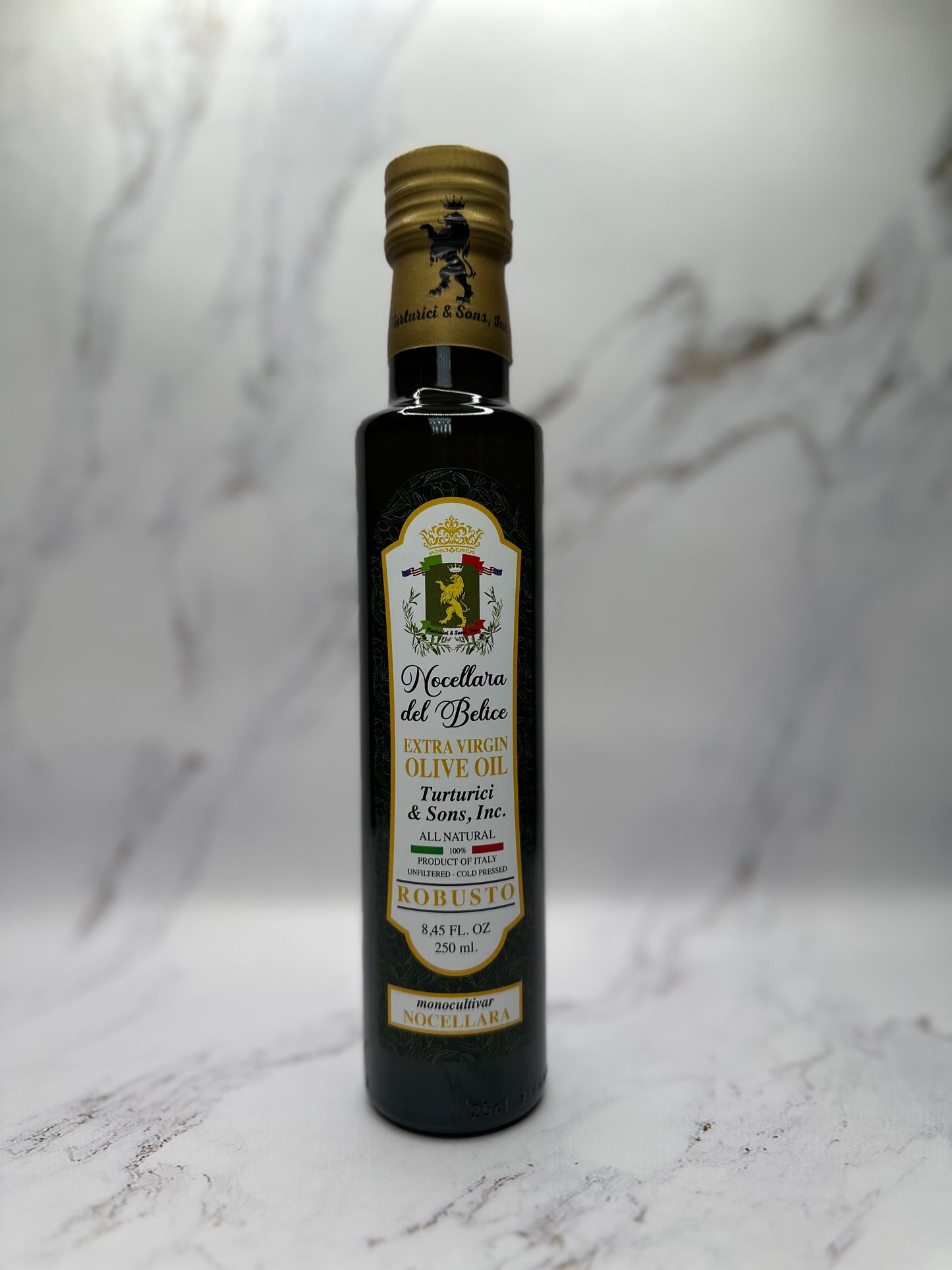 NOCELLARA DEL BELICE: Extra Virgin Olive Oil: Robusto (250mL)