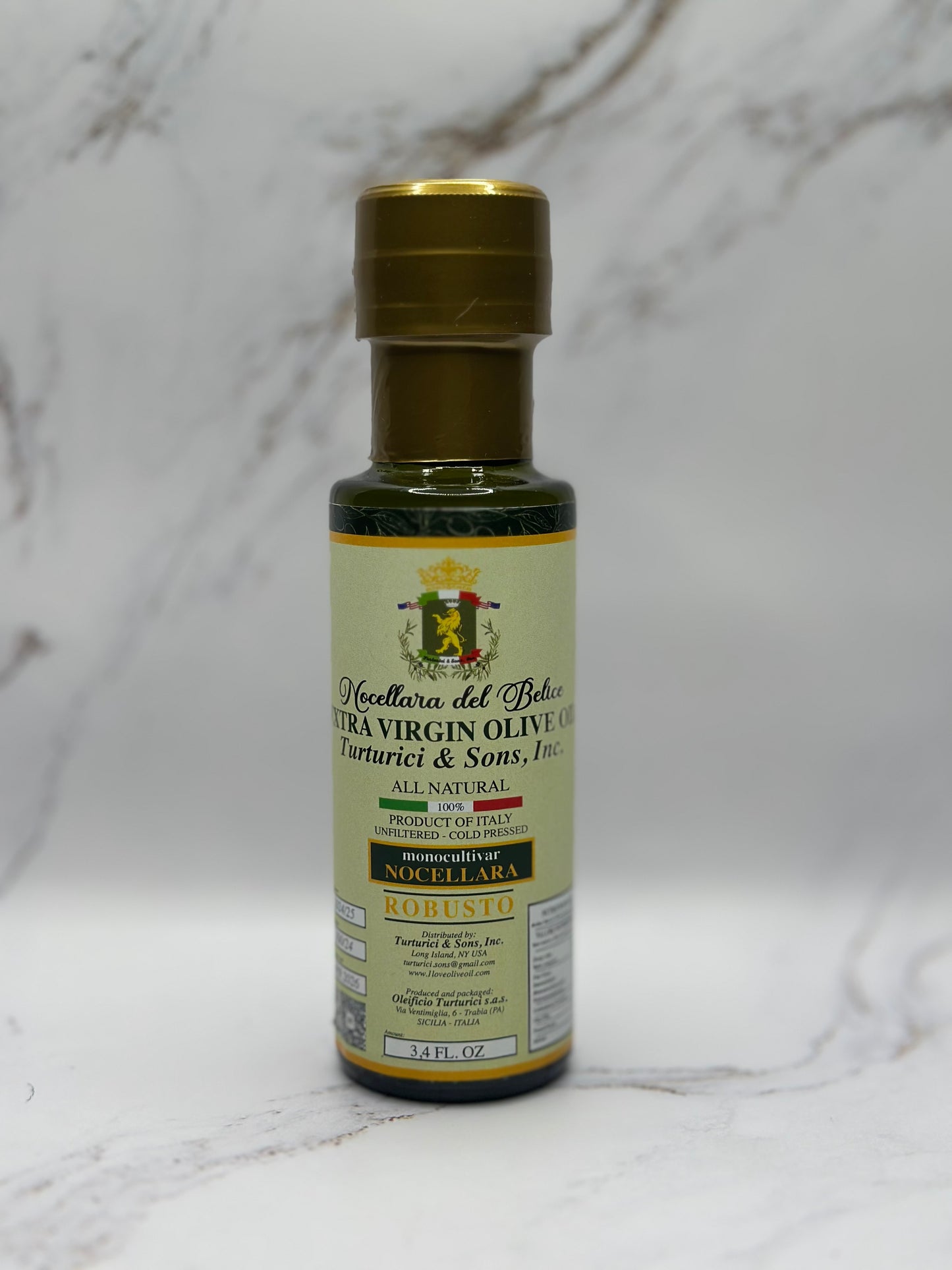 NOCELLARA DEL BELICE: Extra Virgin Olive Oil: Robusto (100mL)