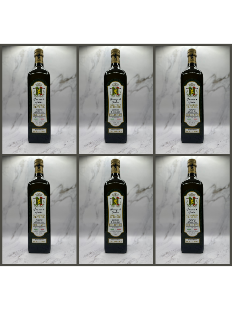 GRANDE PRINCIPE DI TRABIA: Extra Virgin Olive Oil: Box of 6 Bottles