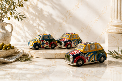 Handmade Sicilian Ceramic Fiat 500
