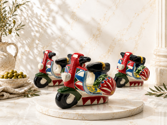 Handmade Sicilian Ceramic Vespa