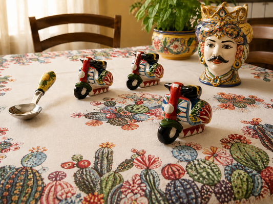 Handmade Sicilian Ceramic Vespa