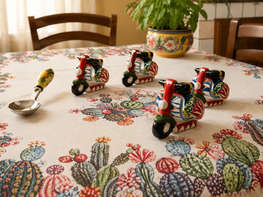 Sicilian Tapestry Tablecloth: Fichi d'India