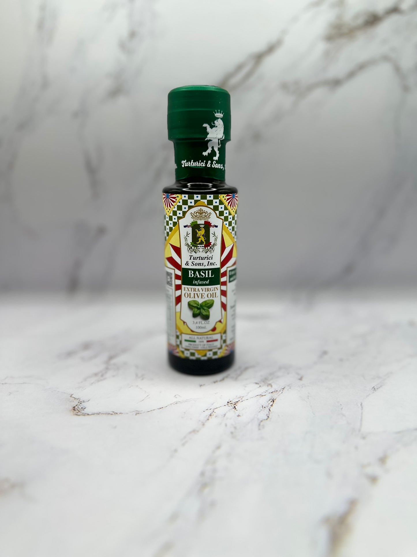 BASIL Infused Extra Virgin Olive Oil (100ml)