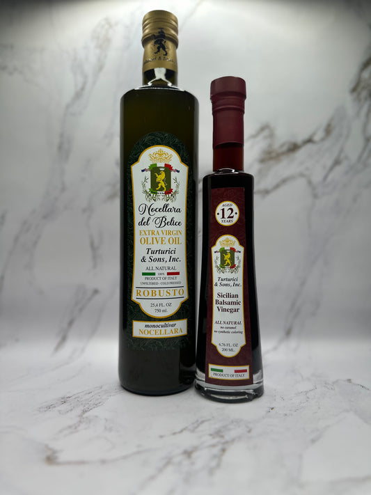 Il Classico #1: Nocellara Olive Oil & Aged Sicilian Balsamic Vinegar: 12 years