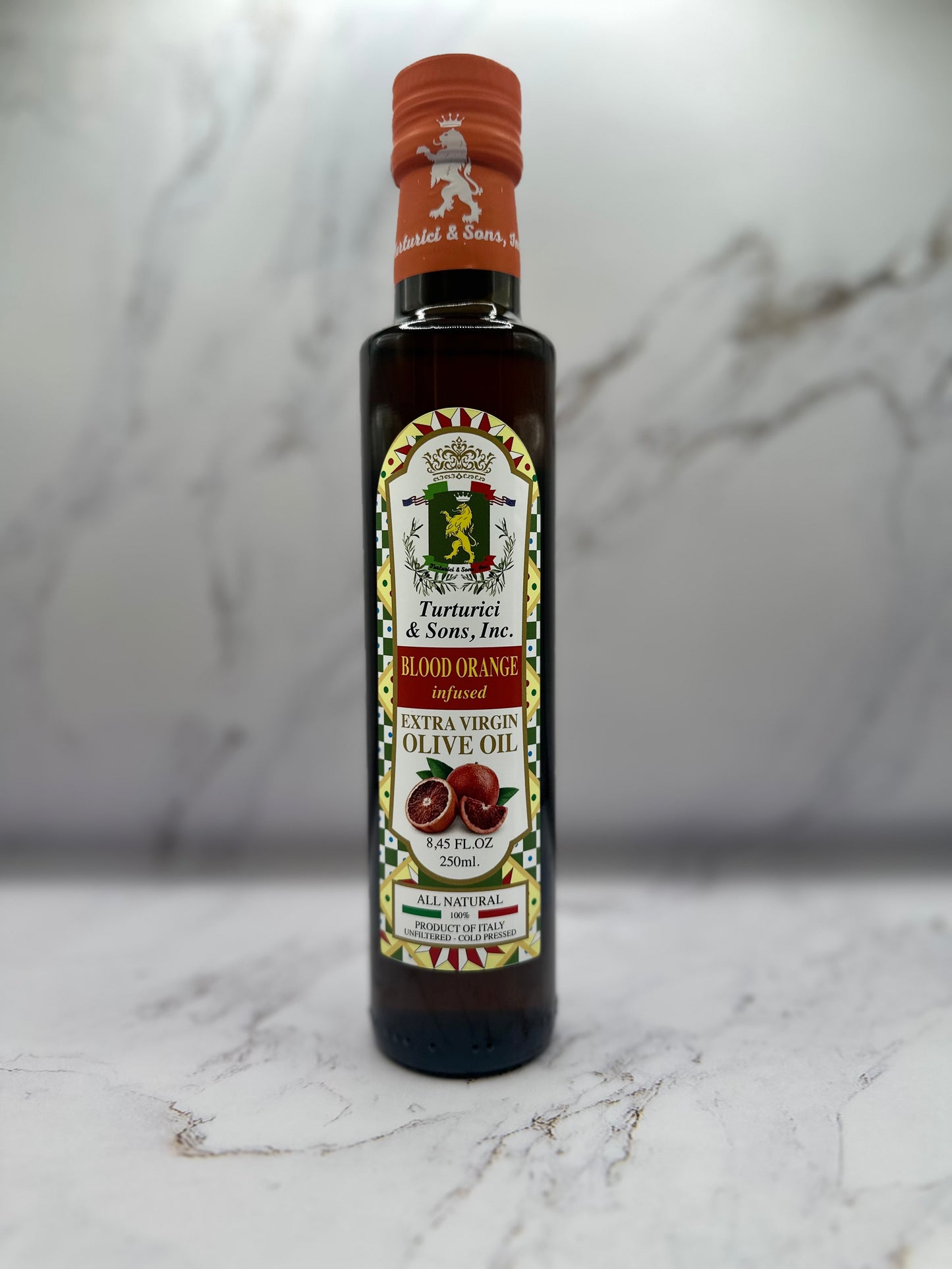 BLOOD ORANGE Infused Extra Virgin Olive Oil (250ml)