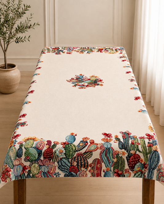 Sicilian Tapestry Tablecloth: Fichi d'India