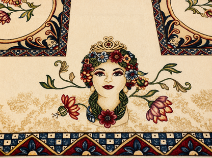 Sicilian Tapestry Tablecloth: Testa di Moro 2