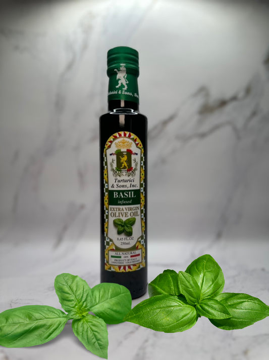 BASIL Infused Extra Virgin Olive Oil (250ml)